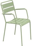 Καρέκλα Twist Μεταλλική Πράσινη 57x57x87 εκ. - Πράσινο