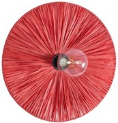 Φωτιστικό Τοίχου - Απλίκα Colombo 02281 40x9x40cm 1xE27 Red GloboStar