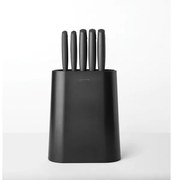 Brabantia 1001177 Σετ Μαχαίρια με Βάση από Ανοξείδωτο Ατσάλι 5τμχ Tasty+ Dark Grey