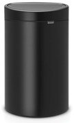 Brabantia 649733 Κάδος Απορριμμάτων Touch Bin New 40L, Matt Black