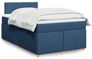 ΚΡΕΒΑΤΙ BOXSPRING ΜΕ ΣΤΡΩΜΑ ΜΠΛΕ 120X200 ΕΚ. ΥΦΑΣΜΑΤΙΝΟ 3286646