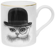 Κούπα Cat In Hat Majestic 09002-CH 9,4X8,4cm White-Black Rory Dobner Porcelain