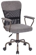 Liberta BELL ΚΑΡΕΚΛΑ ΓΡΑΦΕΙΟΥ ΓΚΡΙ GUNMETAL 54x52xH92cm 54x52xH92cm 25-0726