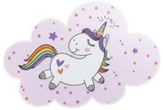 Φωτιστικό Τοίχου LED Σύννεφο Ροζ Μονόκερος Unicorn Fairytale Babsy 140949 Elobra-140949-Ροζ 140949