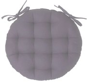 Μαξιλάρι Καρέκλας (Φ38) A-S Round Chairpad Grey 131649B