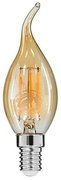 Λαμπτήρας Flame Edison Retro Led Filament Dimmable 99032 E14 4W 420lm 2200K Honey GloboStar 4W