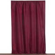 Κουρτίνα Με Τρέσα 4510 Red Viopros 140X270cm Βαμβάκι-Πολυέστερ