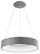 Κρεμαστό Φωτιστικό Οροφής LED 42W Φ60 Rando 6167206 Nova Luce-6167206-Γκρι 6167206