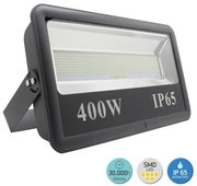 Προβολέας LED SMD 400W 6000K Μαύρο IP65 Epistar 5619 Spotlight 5619 Μαύρο