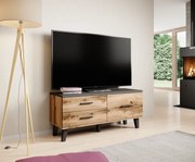 TV stand LOTTA 120 1D2S wotan oak/ black DIOMMI CAMA-LOTTA-RTV-120-1D2S-DWO/CZ