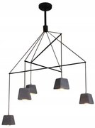 Κρεμαστό Φωτιστικό Οροφής τσιμέντο Box-SP6-cross Trapezoid Sunlight-SP6-Γκρι SP6