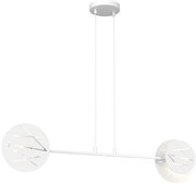 Κρεμαστό Φωτιστικό Οροφής 2xE27 96cm Xotic Emibig -1412/2-Λευκό 1412/2