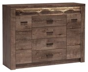 INDIANAPOLIS chest of drawers I7 dark ash tree