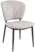 Καρέκλα Dima ΕΜ173,1 53x70x82cm Taupe Μέταλλο,Τεχνόδερμα