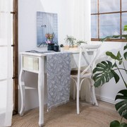 Τραβέρσα Padova 05 All Over Blue Teoran 45X180 Βαμβάκι-Πολυέστερ