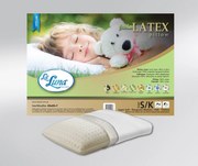 Μαξιλάρι Ύπνου Παιδικό The Latex Junior White La Luna 65X45 100% Latex