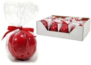 Κερί Μπάλα Κόκκινο Φ7.5cm