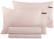 Σεντόνι King Size Επίπεδο (280x270) Guy Laroche Minimal Ροζ