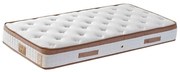 Στρώμα Latte 480NRN1223 90x200cm Multi Spring White-Brown Μονό