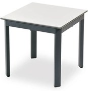 Τραπεζάκι Σαντορίνη 40x40x42cm άσπρο VIO5432