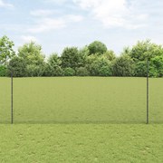 vidaXL Συρματοπλέγμα με 10 Στηρίγματα Γκρι 1.4x10 μ Χάλυβα