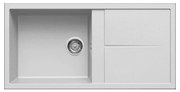 Νεροχύτης κουζίνας UNICO 480 Bianco 68 ELLECI 100x50cm