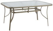 Intrahome ΤΡΑΠΕΖΙ KUCASABLANCALCASABLANCA_LUMPURRUNO 160Χ90Χ72Υεκ. ΜΕΤΑΛΛΙΚΟ ΣΑΜΠΑΝΙ ΜΕ ΓΥΑΛΙΝΗ ΕΠΙΦΑΝΕΙΑ .04 intraho-1714287