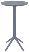 SKY DARK GREY BAR Φ60Χ108εκ.ΠΤΥΣ/ΝΟ ΤΡΑΠ. ΠΟΛ/ΝΙΟΥ