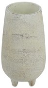 Artekko Cement Βάζο/Κασπώ Τσιμεντένιο Λευκό (17x17x30.5)cm