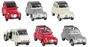 Goki αυτοκινητάκια μεταλλικά "Citroen 2CV" 1:34-39 σε 6 σχέδια - 12 ΤΕΜ