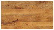 vidaXL Επιτραπέζια επιφάνεια 100x60x2,5 cm Ορθογώνια από μασίφ ξύλο