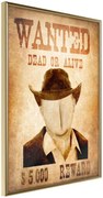 Αφίσα - Long Time Ago in the Wild West - 40x60 - Χρυσό - Χωρίς πασπαρτού