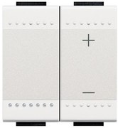 Διακόπτης Ρυθμιστή Φωτισμού Dimmer 0-10V 2 ΣΤ Λευκό Bticino N4410N Legrand-N4410N-Λευκό N4410N