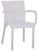 Πολυθρόνα Rattan HM5591.01 60x60x82cm White