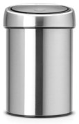 Brabantia 647211 Καλαθάκι Μπάνιου Touch Bin 3L, Matt Steel