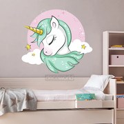 Παιδικό αυτοκόλλητο Sleeping Unicorn Stick762