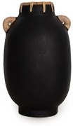 Διακοσμητικό Βάζο (Φ21x35) Soulworks Usiris Black 0750014