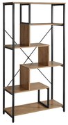 Βιβλιοθήκη - Ραφιέρα 0033-223-001 84x35x163cm Oak-Black