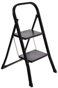 Estia Σκαλοσκαμπώ - Σκάλα Μεταλλικό Με 2 Σκαλιά 46x55x81cm Μαύρο 04-14704