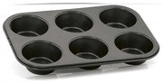 Venus 78003 Φόρμα Muffin Αντικολλητική Μεταλλική 6 Θέσεων