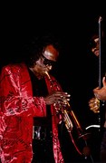 Φωτογραφία Miles Davis, during a live performance, 1970-80