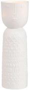 Κηροπήγιο Lucia LBTRD0016460 6x18cm White Reader Πορσελάνη