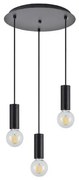 Κρεμαστό Φωτιστικό Οροφής Μέταλλο ADEPT TUBE H300 Φ35 Homelighting-77-8480-Μαύρο 77-8480
