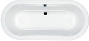 Carron Bathrooms Halcyon Oval CRN Ελεύθερη Μπανιέρα Λευκή 175x80cm
