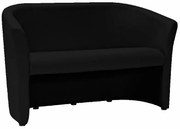 Καναπές TM-2 126x60x76 εκ χρώμα Μαύρο EK-14/Wenge DIOMMI TM2CZAP