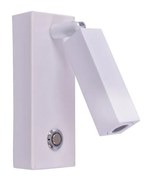 Φωτιστικό Τοίχου - Απλίκα SE 128-1AW DAVE WALL LAMP WHITE MAT 1B1 - 1.5W - 20W - 77-3519