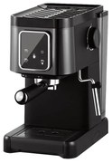 Finlux FEM-1698 Black Μηχανή Espresso 1100W Πίεσης 20bar, Μαύρη