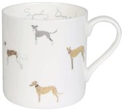 ΜΕΓΑΛΗ ΚΟΥΠΑ ΠΟΡΣΕΛΑΝΗΣ FINE BONE CHINA 425ml SOPHIE ALLPORT - SPEEDY DOGS