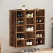 vidaXL Παπουτσοθήκη με ράφι Παλαιό ξύλο 77.5 x 30 x 83.5 εκ.