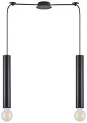 Φωτιστικό Οροφής Adept Tube 77-8671 30x5,5x300cm 2xE27/GU10 60W Black Homelighting